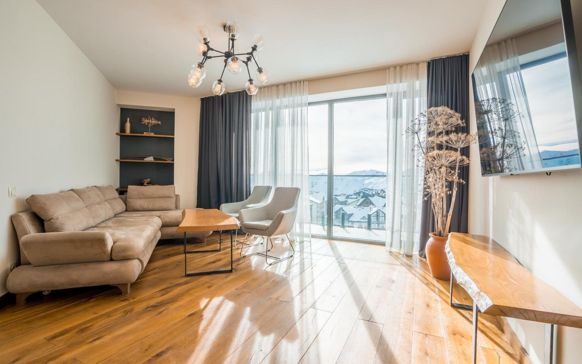 Апартаменты New Gudauri Atrium Deluxe Flat Экстерьер фото